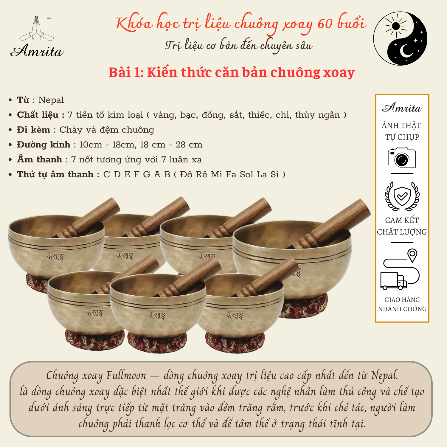 Basic & Advanced Singing Bell Course 80 Free Sessions At Amrita.vn